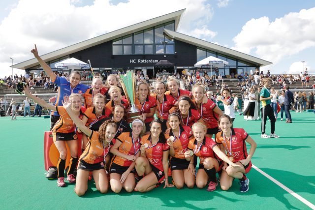Oranje-Rood D1 en AH&BC H1 winnaars eerste editie ABN AMRO Hockey Weekend